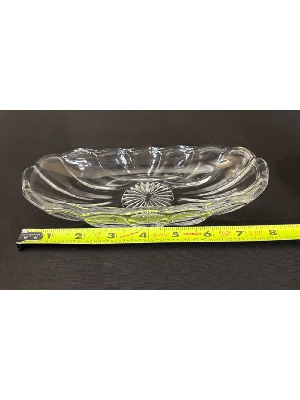 Anchor Hocking Vintage Butter Dish Banana Split Hot Dog Candy Boat Relish Dish - Picture 4 of 11